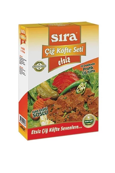 Sıra Çiğ Köfte Seti Etsiz 12 x 500 Gr ( 12 Adet ) - 2