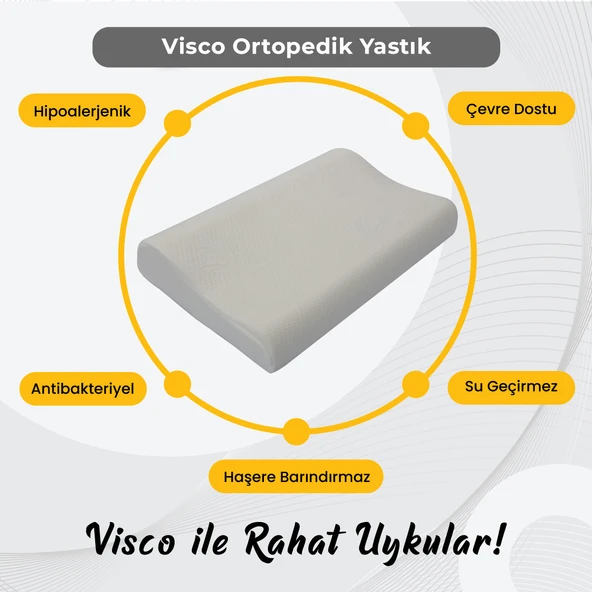 SOUB SLEEP Visco Ortopedik Medikal Yastık 14 - Resim 5