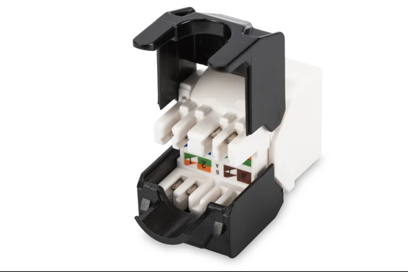 DIGITUS DN-93603 CAT6 CLASS E KEYSTONE JACK, ZIRHSIZ, ALETSİZ SONLANDIRILABİLİR - 2