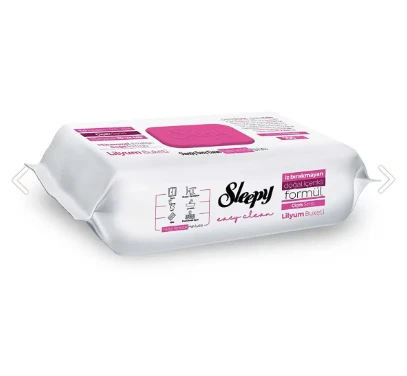 Sleepy Lilyum Buketi Katkılı Yüzey Temizlik Havlusu 100'lü