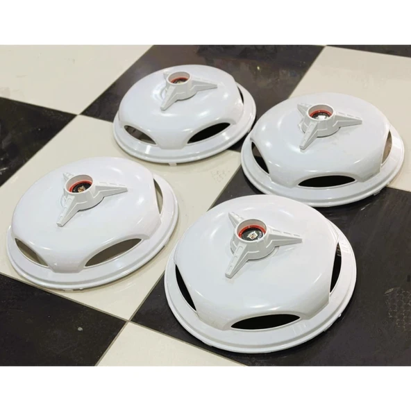 FORD TRANSİT TEK TEKER-JUMBO 16'' İNÇ BEYAZ JANT KAPAĞI 4 ADET - 6