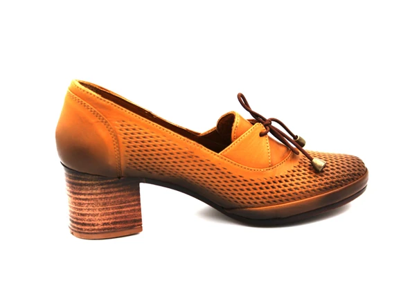 Venüs 1374Y Kadın Deri Topuklu Ayakkabı - Resim 2