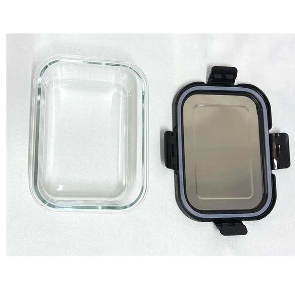 Cooker CKR3488 Cam Saklama Kabı 1000 ml Siyah - 2