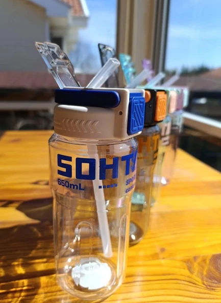 Shotay Speed Su Matarası Tritan Beyaz 800Ml - 3