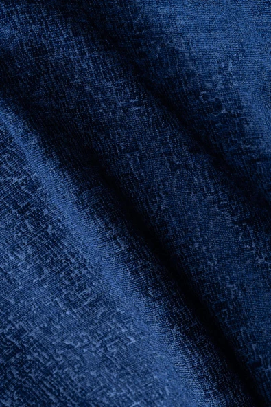 Jakarlı Şönil Koltuk Örtüsü | Kanepe Örtüsü | Koltuk Şalı 175x215 Kaymaz Lacivert - 3