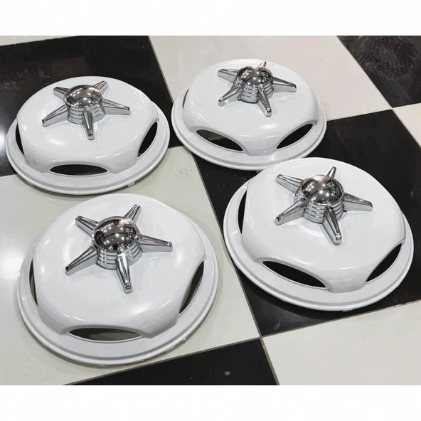 IVECO DAİLY 16'' İNÇ BEYAZ JANT KAPAĞI 4 ADET 5 KOLLU FIRFIR