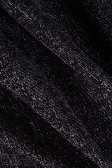 Jakarlı Şönil Koltuk Örtüsü | Kanepe Örtüsü | Koltuk Şalı 175x215 Kaymaz Antrasit - 3