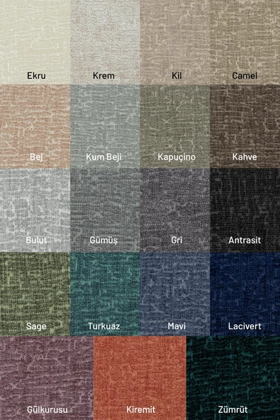 Jakarlı Şönil Koltuk Örtüsü  | Kanepe Örtüsü | Koltuk Şalı 175x215 Kaymaz Ekru - Resim 4
