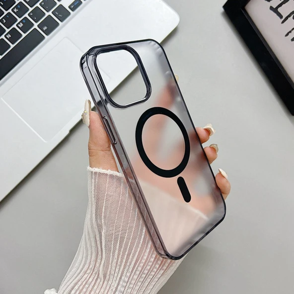 iPhone 15 Pro Max Telefon Kılıfı Magsafe Kılıfı iPhone ile Uyumlu