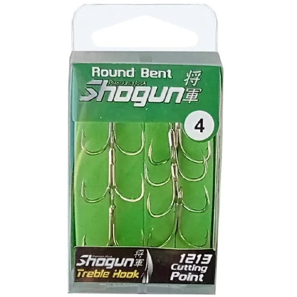 Shogun 1213 Round Bent High Carbon Nikel 3’Lü İğne No:10 - Resim 2