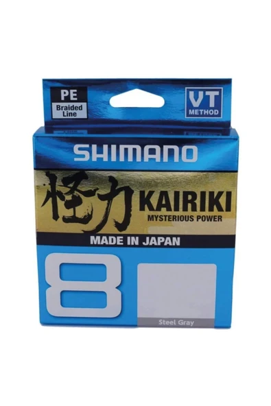 Shimano Kairiki 8 Steel Gray (Gri) 0,20Mm 150Mt 8Kat İp Misina - Resim 2