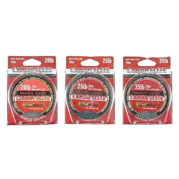 Sazan Rig İpi Extracarp Camou Elit 20Mt 35Lb - Resim 2
