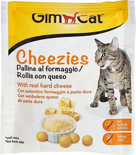 Gimcat Cheezies Peynirli Kedi Ödül Tableti 10 Gr