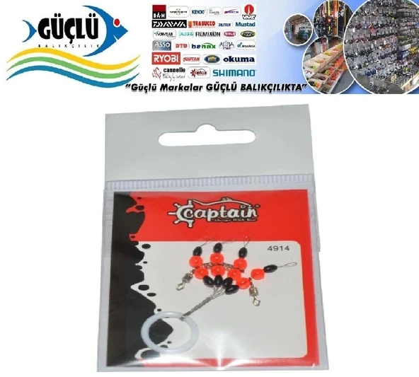 Stoper Captaın M Beden Boncuku 4’Lü - Resim 2