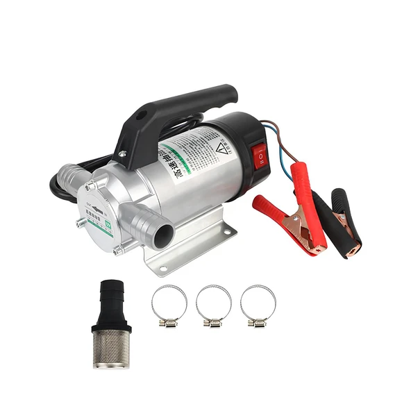 Araba Araç Otomobil Benzin Mazot Yağ Su Pompası 12 V Yakıt Transfer İkmal Aktarma Pompası 200 W - 2