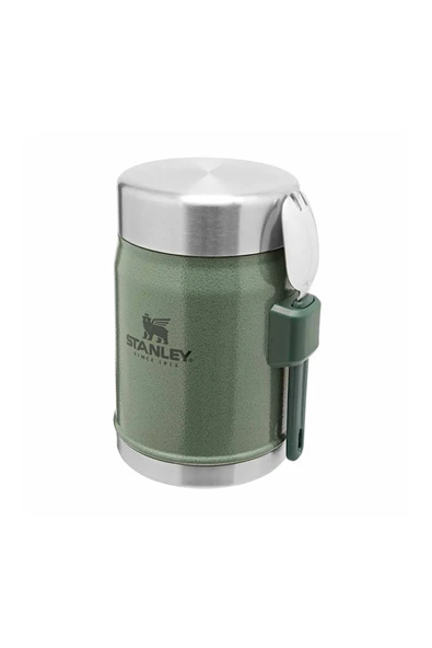 Stanley Classic Paslanmaz Çelik Yemek Termosu Kaşıklı 0,4 L Yeşil (TEŞHİR)