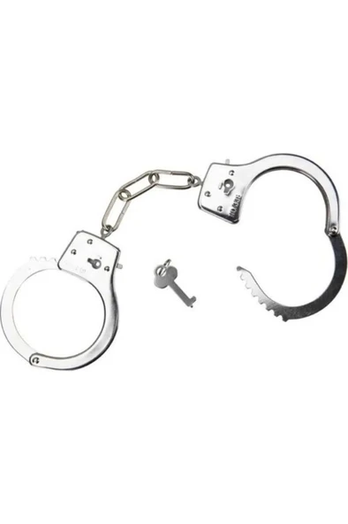 Anahtarlı Oyuncak Metal Kelepçe Polis Kelepçesi çocuk oyuncağı - 2
