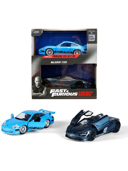 JADA Hızlı & Öfkeli 2'li Paket Porsche 911 Mclaren