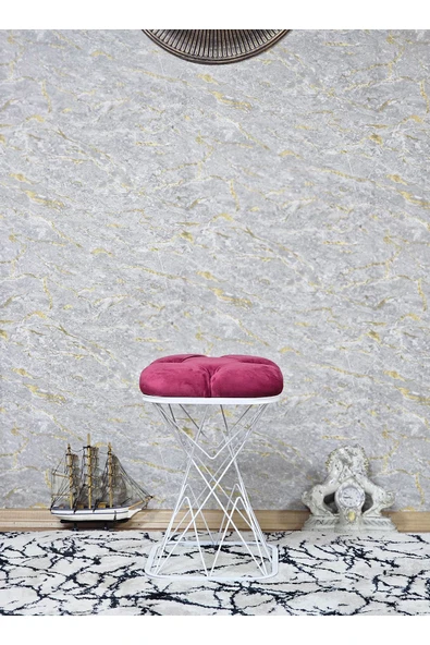 Kare Beyaz Boyalı Pota - Bordo Babyface Kumaş Puf , Bench , Puf Oturak , Bench , Ayak Ucu Oturak , Tabure , Makyaj Oturak - 4