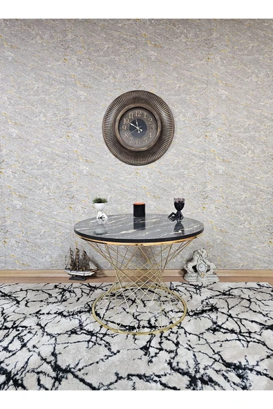 Gold Kaplama Suntalem Pota Orta Sehpa Luanda Suntalem Sehpa - Sehpa - Orta Sehpa - Yan Sehpa - 4