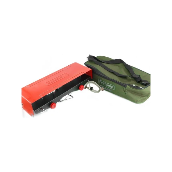 Orcamp Katlanabilir Kamp Ocak İkili (Çantalı Adaptör Setli) K-629 3267 - Resim 2