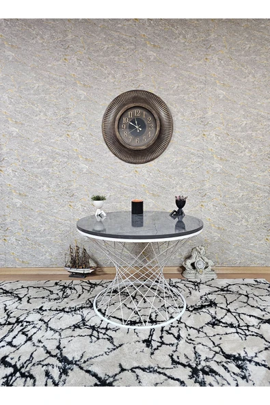 Beyaz Boyalı Suntalem Pota Orta Sehpa Aris Antrasit Suntalem Sehpa - Sehpa - Orta Sehpa - Yan Sehpa - 4