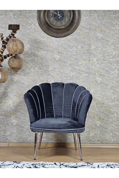 Tekli Krom Kaplama Sivriltme Ayak Füme Döşeme Papatya Çay Seti Koltuk Takımı , Balkon, Salon, Ofis, Cafe Koltuk Takımı