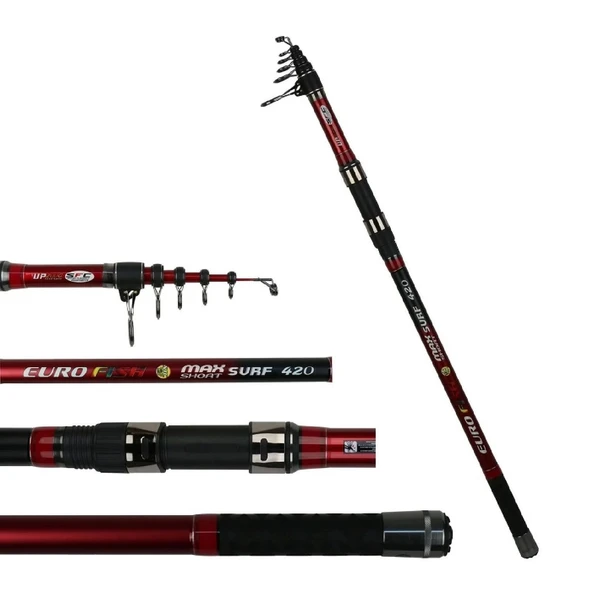 EUROFISH Max Surf 100-200 Gr Surf Kamışı 390 cm - Resim 2