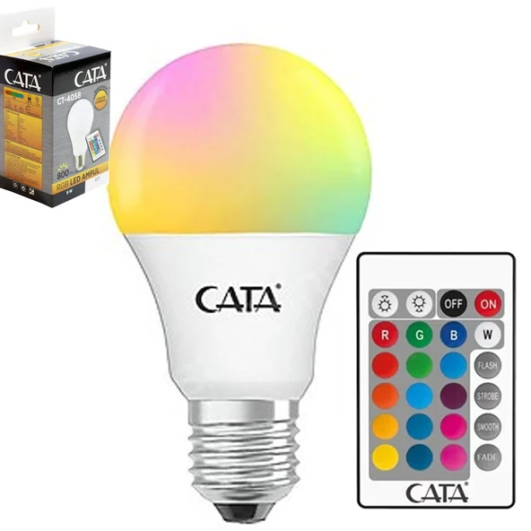 RGB Ampul Kumandalı Animasyonlu 9w CT-4058