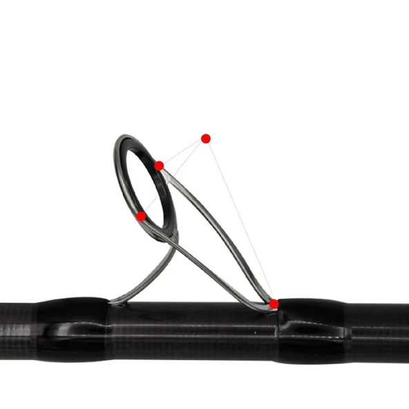 Portfish Vper 425cm 300gr 3Parça IM6 Karbon Surf Kamış - 2