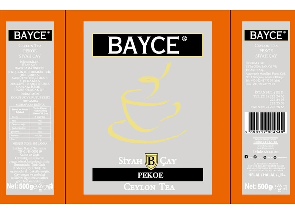 Bayce Pekoe Opp 500 GR - 4