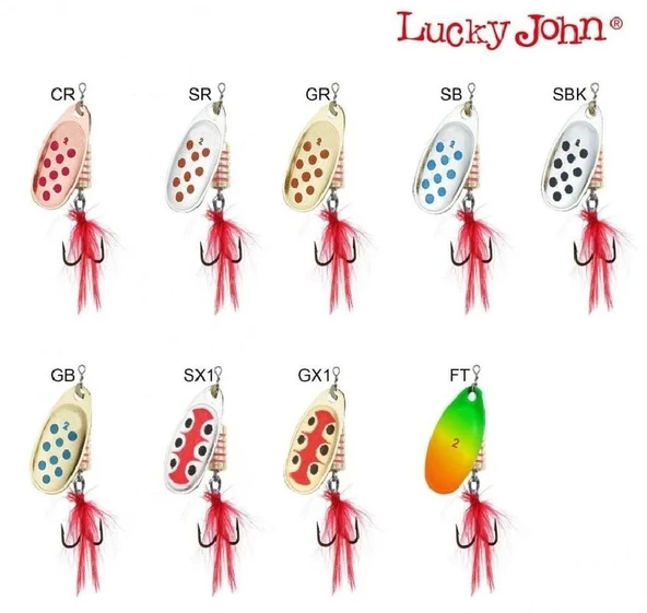 Döner Kaşık Lucky John Spin X Round 5 Gr No:2 Renk: Sb - Resim 3