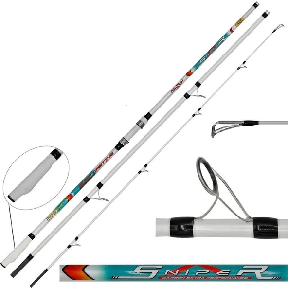 Portfish Sniper 425cm 300gr 3Parça IM8 Karbon Surf Kamış ürün görseli