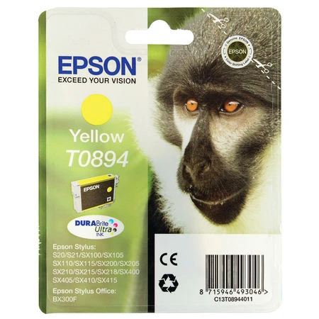 Epson (T0894) C13T08944020 Sarı Orjinal Kartuş ürün görseli