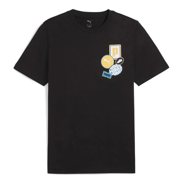 Puma Graphics Icon Unisex Siyah Günlük Stil Tişört 68482901 - 3