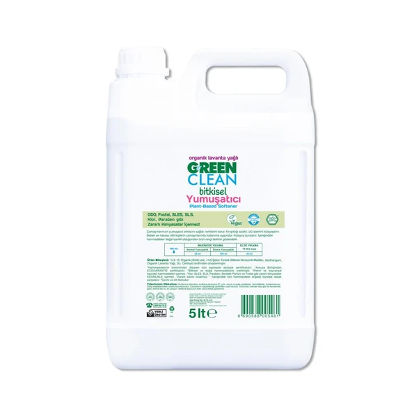 Green Clean Bitkisel Çamaşır Yumuşatıcı 5 lt