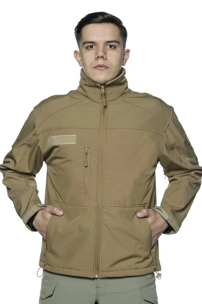 Single Sword Su ve Rüzgar Geçirmez Tactical Softshell Mont - 6