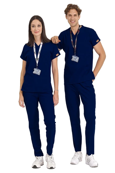 Brl Üniforma BRLSCRUBLE Likralı Doktor Ve Hemşire Forması Unisex Cerrahi Takım