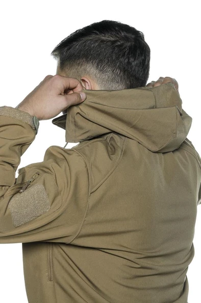 Single Sword Su ve Rüzgar Geçirmez Tactical Softshell Mont - 7