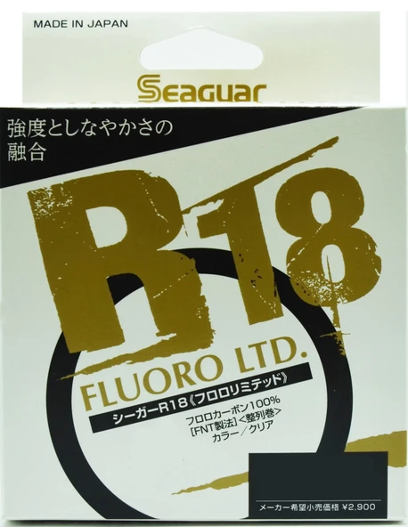 Seaguar R18 Fluoro LTD 100mt 0,185mm %100 Fluoro Carbon Misina ürün görseli