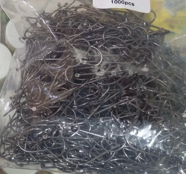 Shogun 1522 Best Kirby Siyah Çapraz 1000 lİ Olta İğnesi No:6 - Resim 3