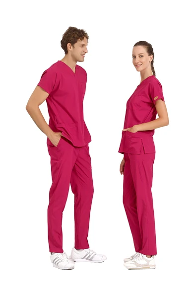 Brl Üniforma BRLSCRUBLE Likralı Doktor Ve Hemşire Forması Unisex Cerrahi Takım - 6