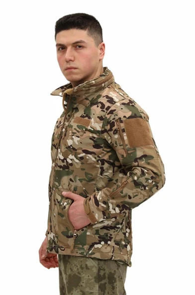 Single Sword Su ve Rüzgar Geçirmez Tactical Softshell Mont - 12