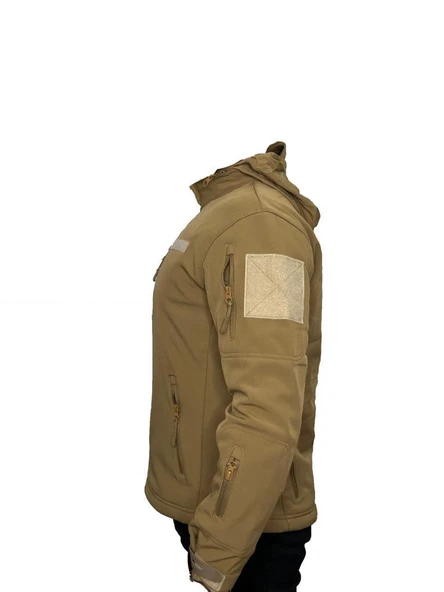Single Sword Su ve Rüzgar Geçirmez Tactical Softshell Mont - 9