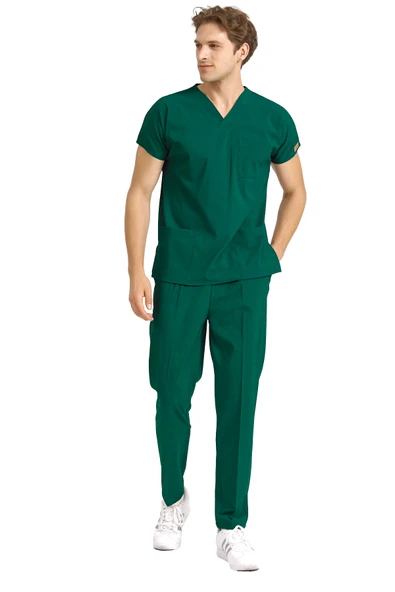 Brl Üniforma BRLSCRUBLE Likralı Doktor Ve Hemşire Forması Unisex Cerrahi Takım - 3