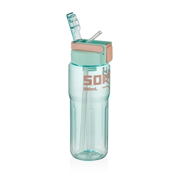 Shotay Speed Su Matarası Tritan Turkuaz 800Ml - 2