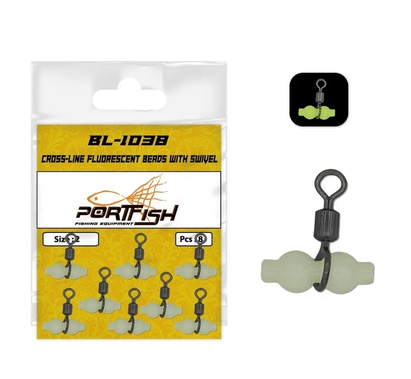 Portfish BL-1038 Üçlü Fosforlu Gezer Fırdöndü No:6 - Resim 2