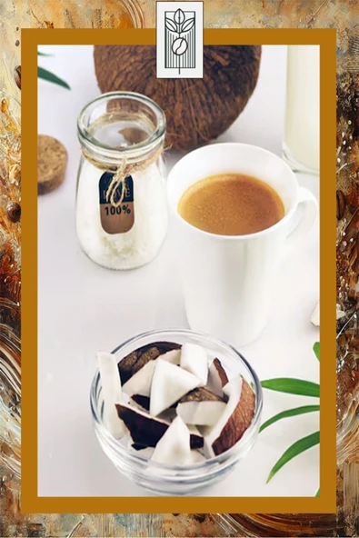 Mel and Mira  Coconut Coffee 200g, Hindistan Cevizi Aromalı Filtre Kahve - 3