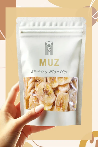 Mel and Mira  Kurutulmuş Muz Cipsi 100g, Şeker İlavesiz, Dilimlenmiş - 5