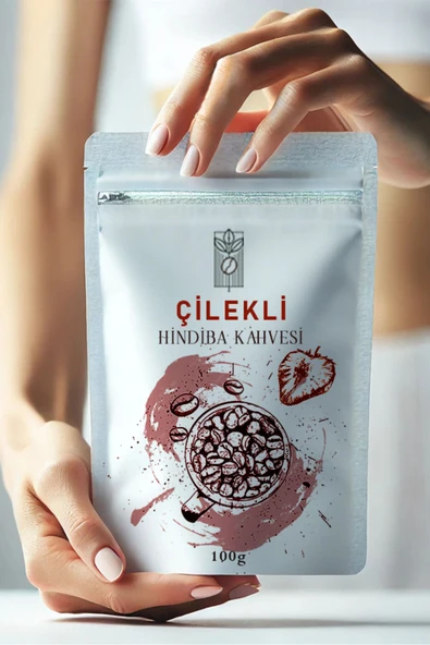 Mel and Mira  Çilek Aromalı Hindiba Detox Kahvesi 100g, Strawberry Flavored Chicory Detox Coffee